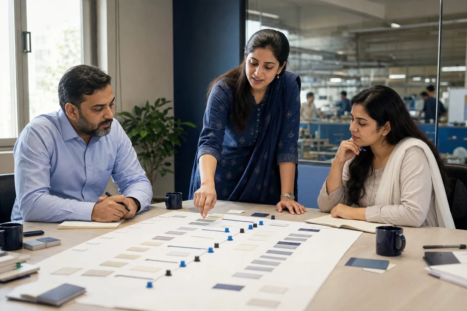 ERP business analyst leading an implementation requirements workshop
