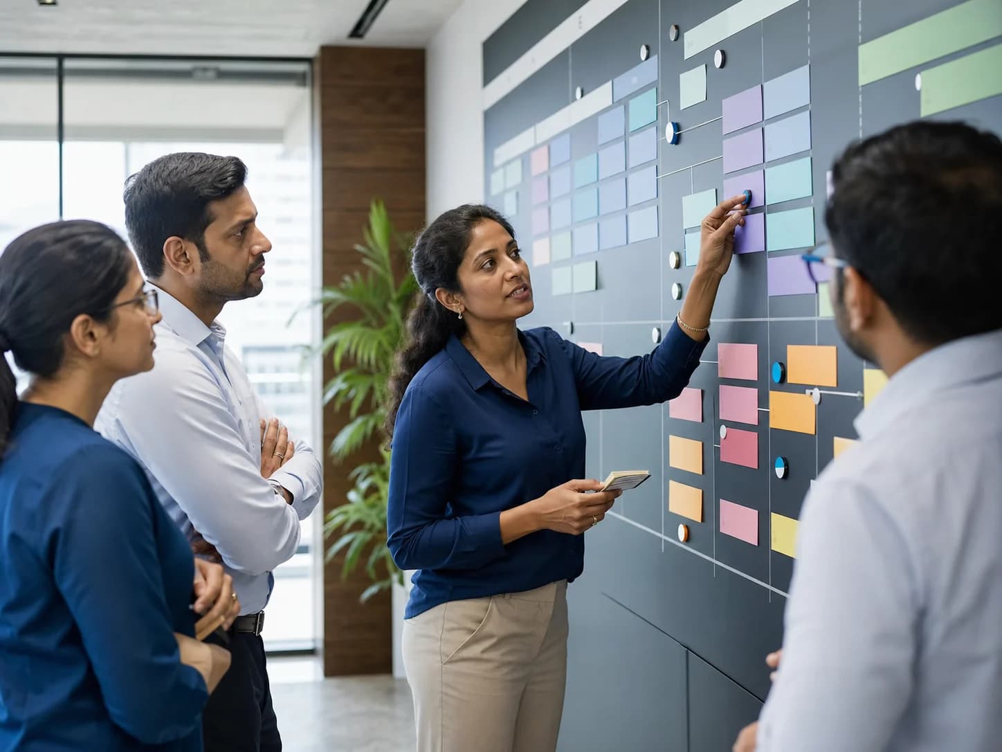 ERP delivery lead coordinating milestones and dependencies with client workstream owners